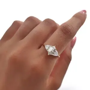 טבעת זהב צהוב "ליטל" 14K